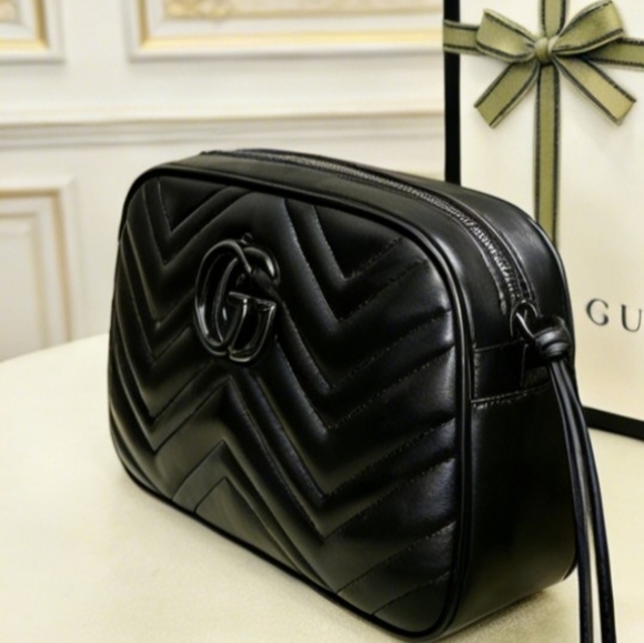 <AUTHENTIC>Gucci GG Marmont Medium Camera Bag - Picture 6 of 6